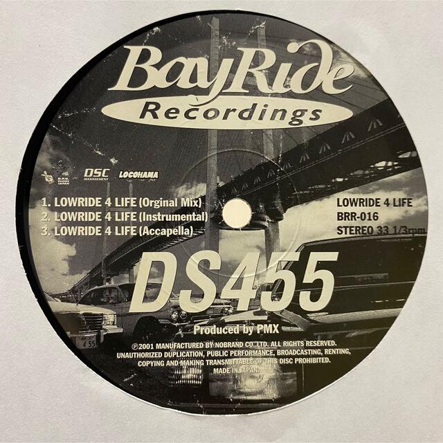 DS455 LOWRIDE 4 LIFE / かげろう 12インチ レコード