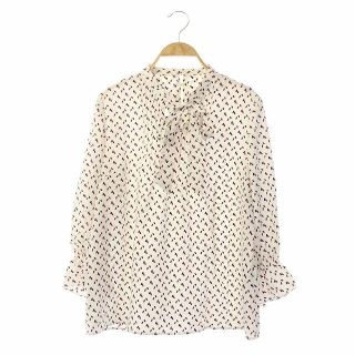 ジャスグリッティー(JUSGLITTY)のジャスグリッティー 19SS ブラウス ボウタイ 長袖 2 白 ホワイト(シャツ/ブラウス(長袖/七分))