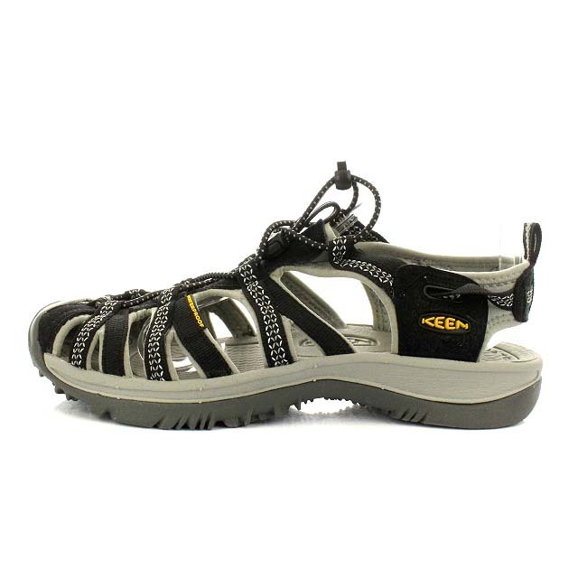 キーン KEEN サンダル レディース ウィスパー ブラック 黒 24.0
