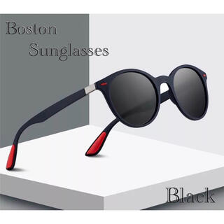 サングラス ボストン  メガネ 伊達メガネ UV400　紫外線カット　日焼け対策(サングラス/メガネ)