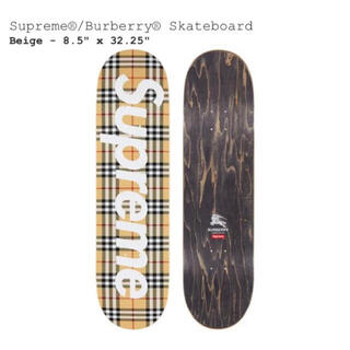 シュプリーム(Supreme)のSupreme / Burberry Skateboard Beige(スケートボード)