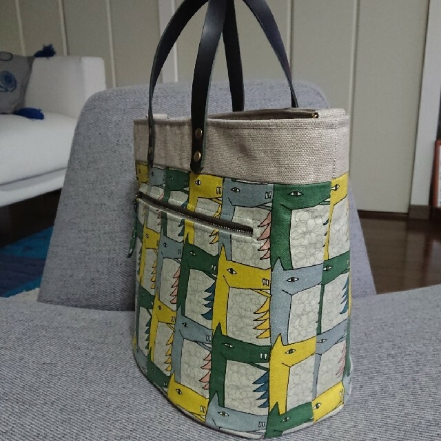 mina perhonen(ミナペルホネン)のミナペルホネンサラブレッドハンドメイドバック レディースのバッグ(ハンドバッグ)の商品写真