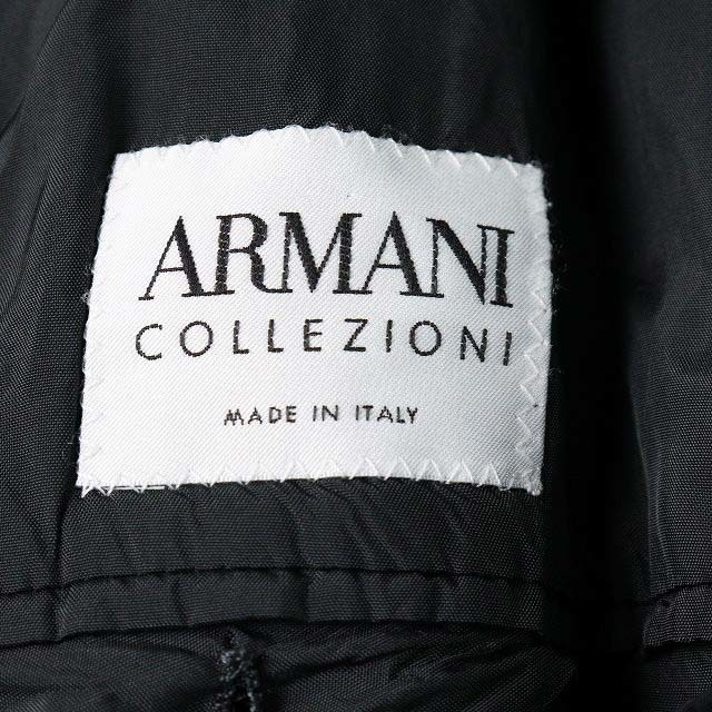 ARMANI COLLEZIONI(アルマーニ コレツィオーニ)のアルマーニ コレツィオーニ テーラードジャケット シングル リネン混 グレー メンズのジャケット/アウター(テーラードジャケット)の商品写真