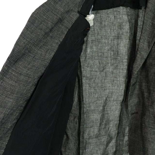 ARMANI COLLEZIONI(アルマーニ コレツィオーニ)のアルマーニ コレツィオーニ テーラードジャケット シングル リネン混 グレー メンズのジャケット/アウター(テーラードジャケット)の商品写真