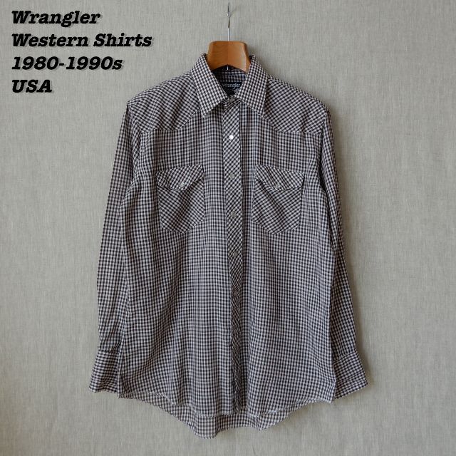 Wrangler Western Shirts 80-90s 16 1/2-34