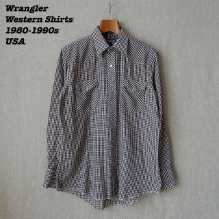ラングラー(Wrangler)のWrangler Western Shirts 80-90s 16 1/2-34(シャツ)