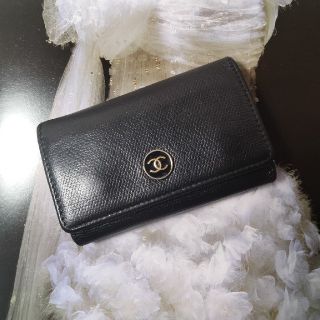 シャネル(CHANEL)の専用♡CHANELココボタンキーケース/ブラック(キーホルダー)