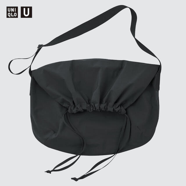 UNIQLO(ユニクロ)のUNIQLOU ドローストリングショルダーバッグ メンズのバッグ(ショルダーバッグ)の商品写真