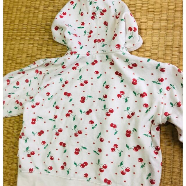 3can4on(サンカンシオン)の3can4on  パーカー  100 キッズ/ベビー/マタニティのキッズ服女の子用(90cm~)(ジャケット/上着)の商品写真