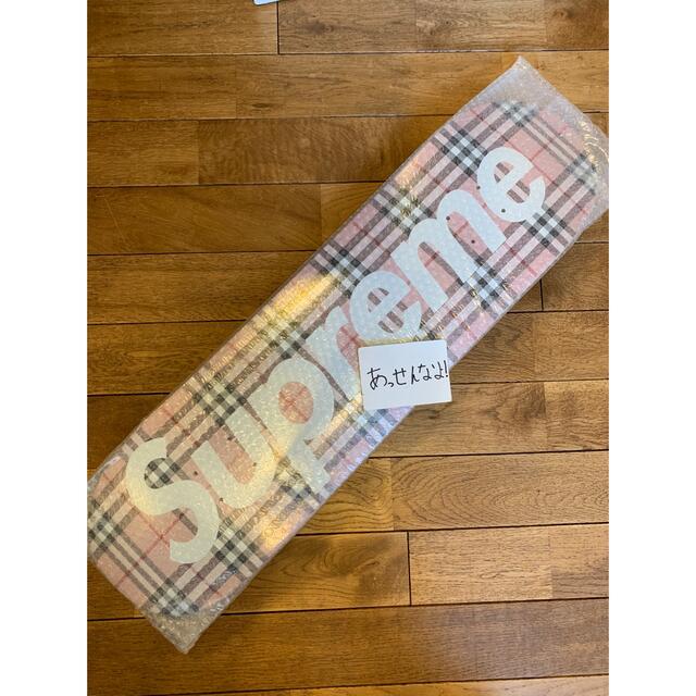 Supreme(シュプリーム)のSupreme Burberry Skateboard   Pink スポーツ/アウトドアのスポーツ/アウトドア その他(スケートボード)の商品写真