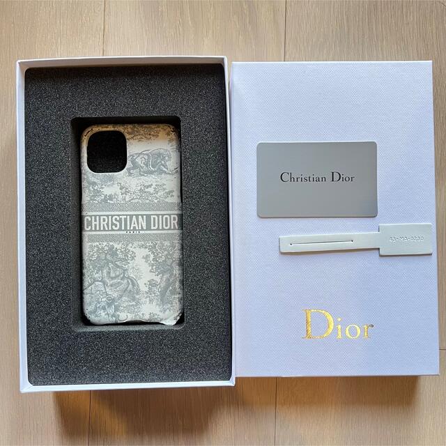 Christian Dior(クリスチャンディオール)の箱、証明書付き！Dior iPhone 11pro ケース　トワルドゥジュイ スマホ/家電/カメラのスマホアクセサリー(iPhoneケース)の商品写真