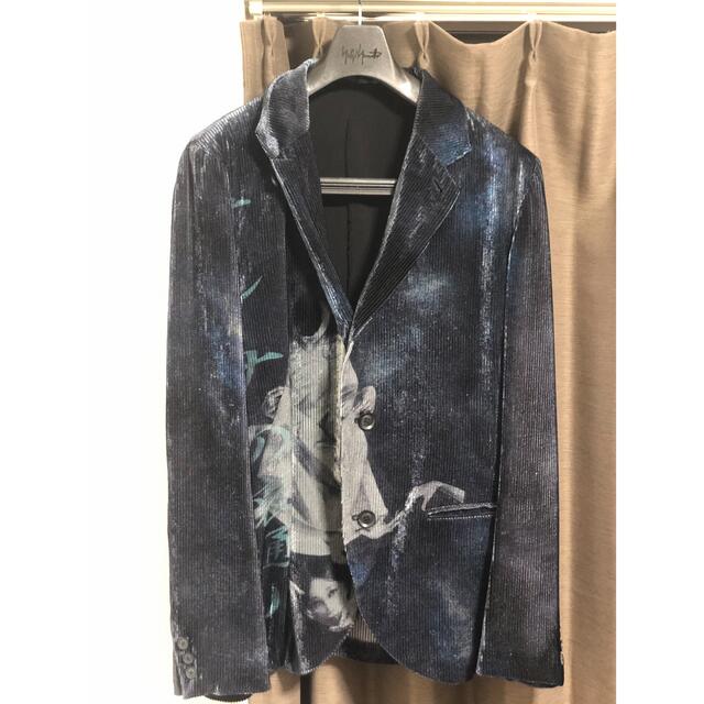 【日本製】 Yohji Yamamoto 内田すずめ ベルベット - テーラードジャケット 【日本製】 Yohji Yamamoto 内田すずめ ベルベット - テーラードジャケット