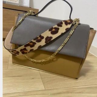 ザラ(ZARA)のZARA レオパードベルトバック(ハンドバッグ)