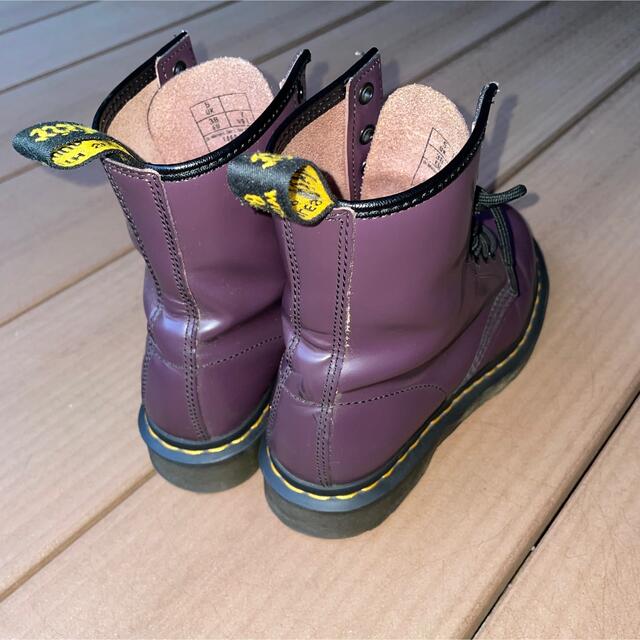 Dr.Martens 8ホールブーツ　紫　24.5cm