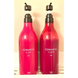 ホーユー(Hoyu)のソマルカSOMARCA カラーシャンプー&トリートメント ピンク 770ml(シャンプー/コンディショナーセット)