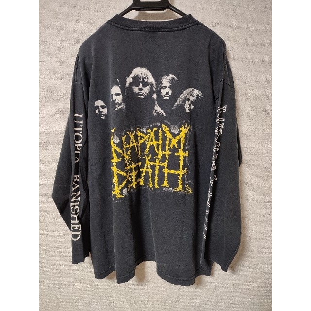 【値下げ不可】古着 90s Napalm Death メンズのトップス(Tシャツ/カットソー(七分/長袖))の商品写真