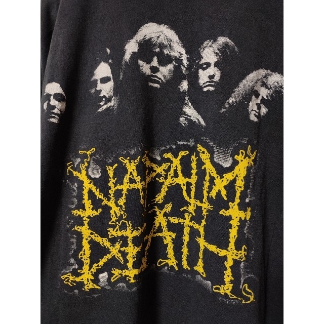 【値下げ不可】古着 90s Napalm Death メンズのトップス(Tシャツ/カットソー(七分/長袖))の商品写真