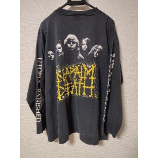 【値下げ不可】古着 90s Napalm Death(Tシャツ/カットソー(七分/長袖))