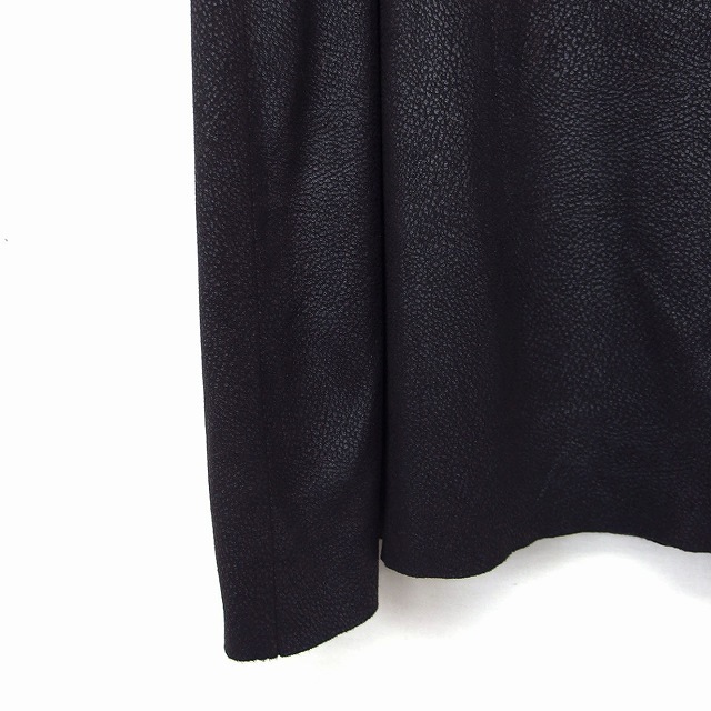 other(アザー)のベータ β フェイクレザー フレア スカート ロング ウエストリブ 42 黒 レディースのスカート(ロングスカート)の商品写真