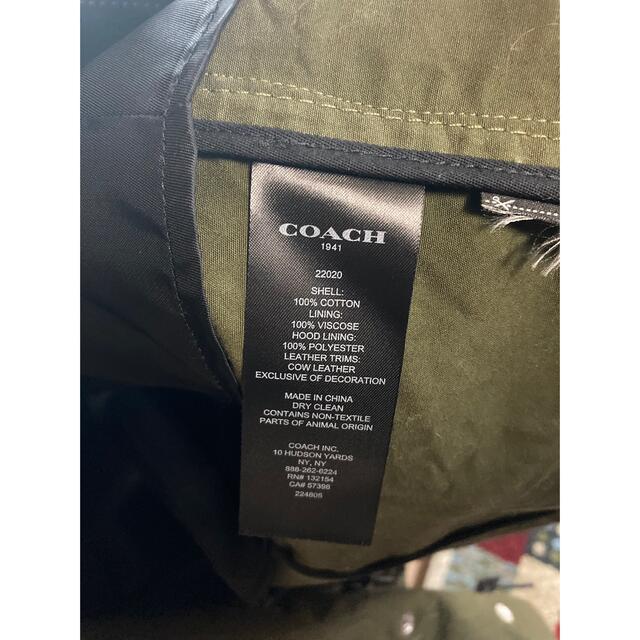 COACH ミリタリージャケット カーキー 美品 - ミリタリージャケット