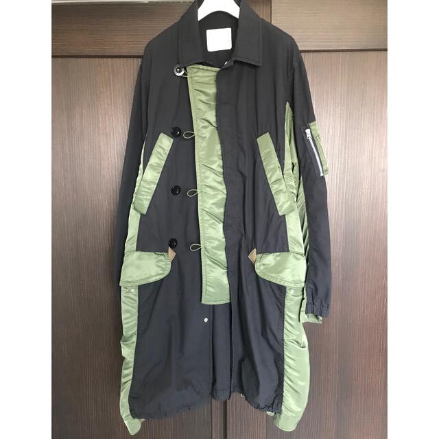 sacai - いっしー様専用 Sacai MA-1 ドッキングコート ステンカラーコートの通販 by Healthy-Smoker's