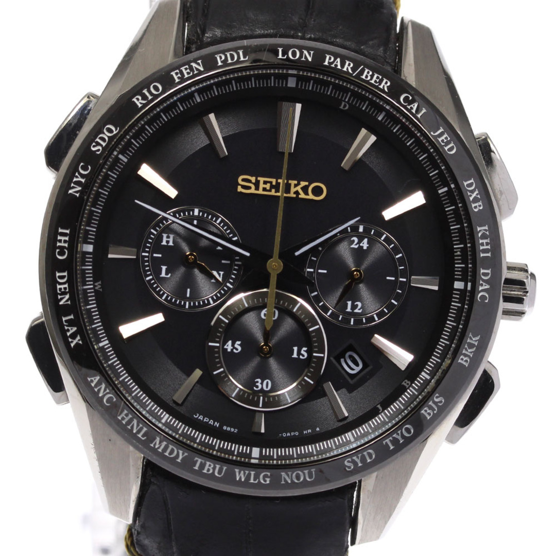 SEIKO(セイコー)の※ベルト訳あり【SEIKO】セイコー ブライツ フライトエキスパート SAGA221/8B92-0AP0 ソーラー電波 メンズ【ev20】 メンズの時計(腕時計(アナログ))の商品写真