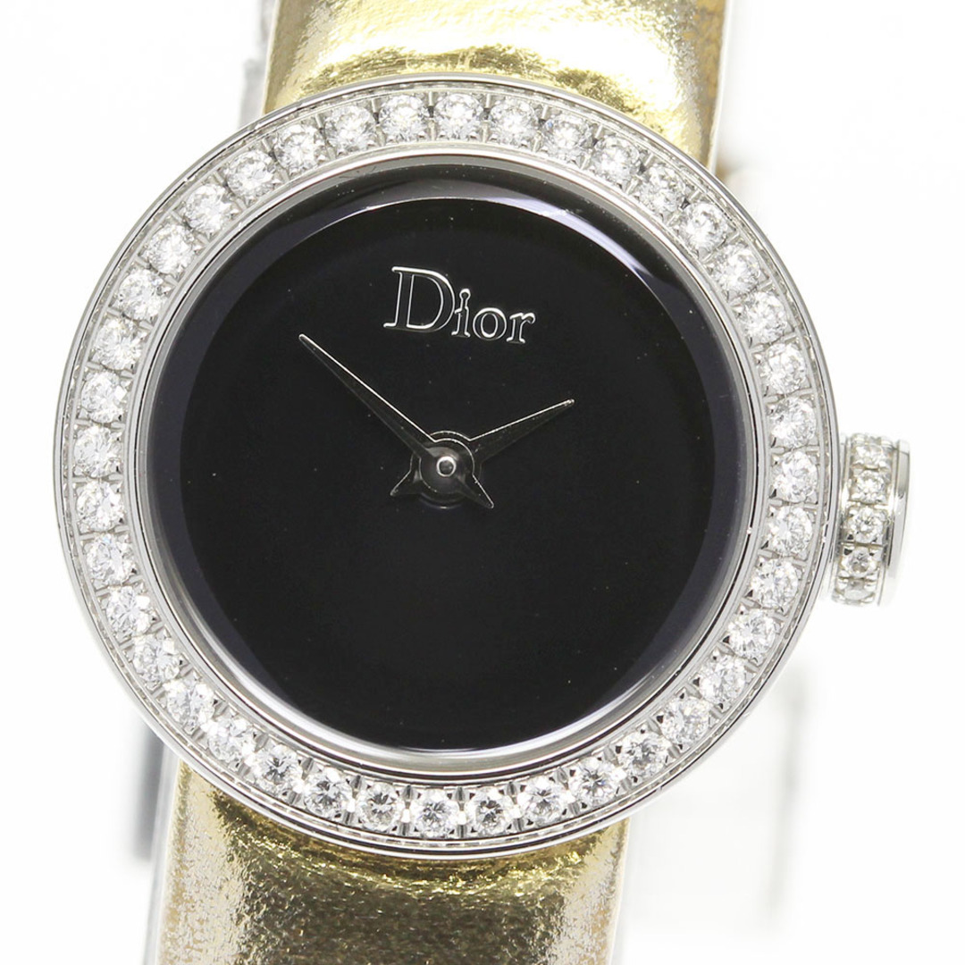 Dior - ベルト訳あり☆【Dior】ディオール ラ ミニ ディ ドゥ ディオール ダイヤベゼル クォーツ レディース