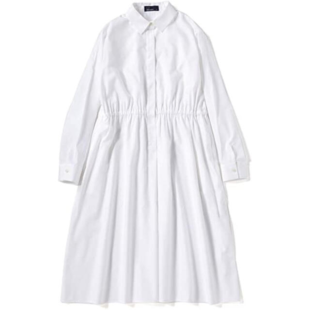 FRED PERRY(フレッドペリー)のフレッドペリー シャツワンピースBack Pleated Shirt Dress レディースのワンピース(ひざ丈ワンピース)の商品写真