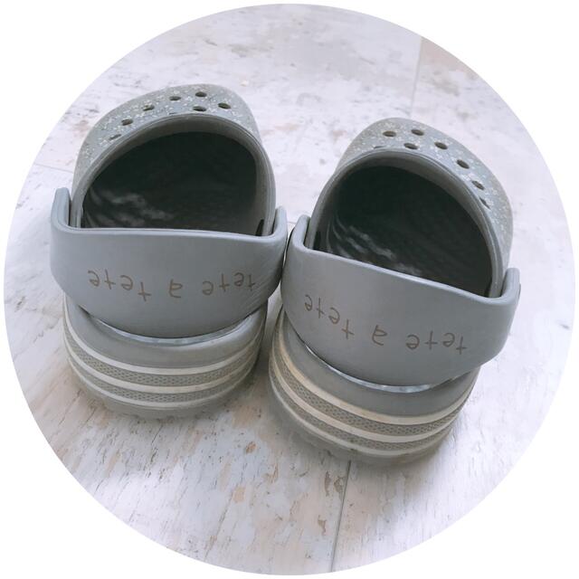 16センチ　キッズ　サンダル　オシャレ♥︎ クロックスタイプ キッズ/ベビー/マタニティのキッズ靴/シューズ(15cm~)(サンダル)の商品写真
