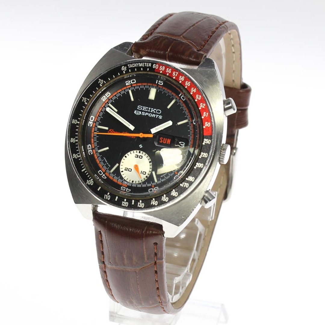 ☆訳あり【SEIKO】セイコー 5スポーツ スピードタイマー デイデイト