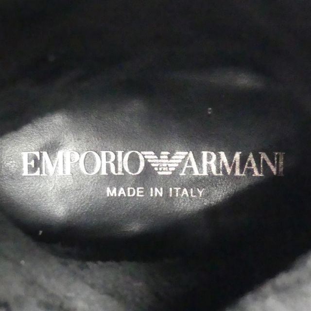 エンポリオアルマーニ レザーブーツ美品 サイズUS11/UK10 85%Off！