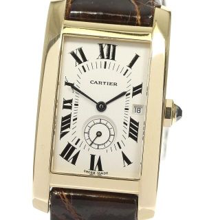 カルティエ(Cartier)の☆訳あり カルティエ タンクアメリカンMM W26009C9 ボーイズ 【中古】(腕時計(アナログ))