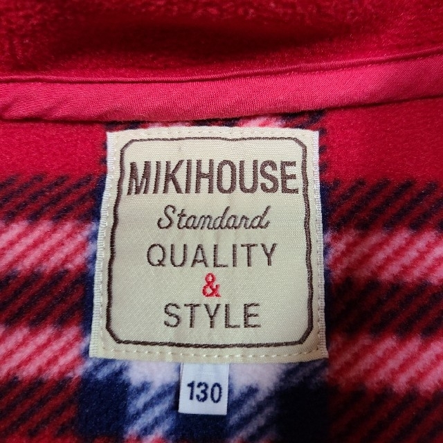 mikihouse(ミキハウス)のミキハウス　ダッフルコート　キッズ　130cm キッズ/ベビー/マタニティのキッズ服女の子用(90cm~)(コート)の商品写真