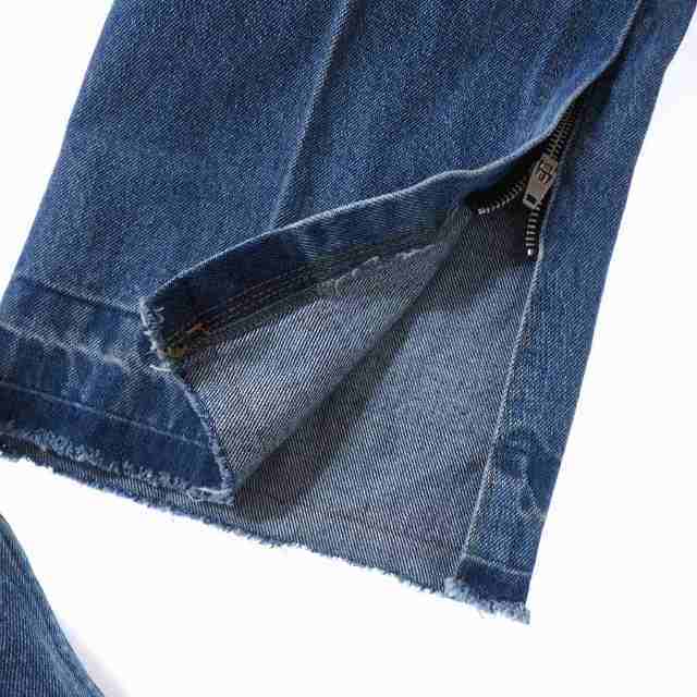 TOGA(トーガ)のトーガ ビリリース 22SS ジップ デニム パンツ 46 インディゴブルー メンズのパンツ(デニム/ジーンズ)の商品写真