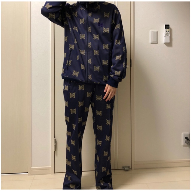 とっておきし新春福袋 Needles セットアップ 総柄 ブルー パピヨン