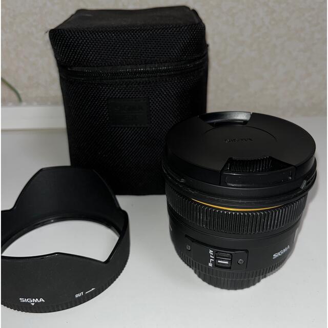 SIGMA(シグマ)のSIGMA 50mm f/1.4 EX DG HSM ニコンFマウント用 スマホ/家電/カメラのカメラ(レンズ(単焦点))の商品写真