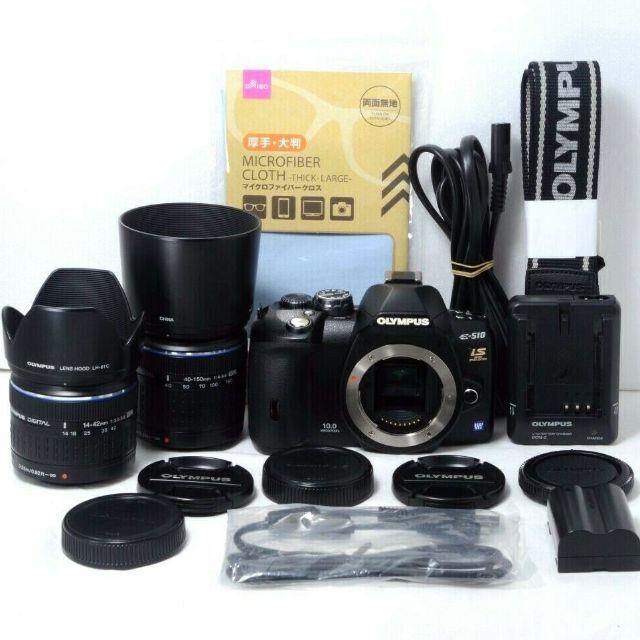☆美品級☆OLYMPUS オリンパス E-510 ダブルズーム ☆美品級☆OLYMPUS オリンパス E-510 ダブルズーム