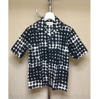 マルタンマルジェラ(Maison Martin Margiela)の新品 39 20aw マルジェラ ポルカドット柄 半袖シャツ 2324(シャツ)