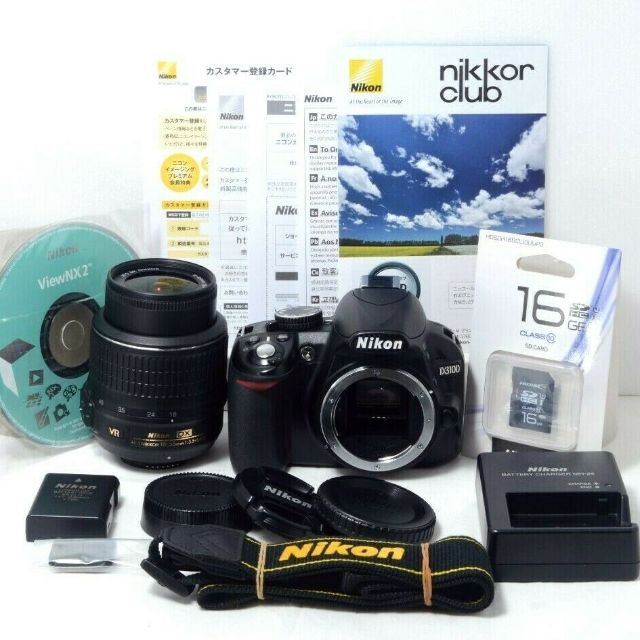 Nikon - ★16GB SDカード付★Nikon ニコン D3100 レンズキットの通販 by ♥Thanks Life Camera♥