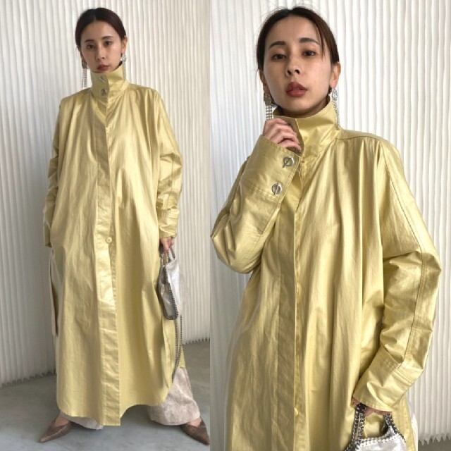 Ameri VINTAGE - Ameri【タグ付未使用品】春 レザー風 スタンド Ameri VINTAGE - Ameri【タグ付未使用品】春 レザー風 スタンド