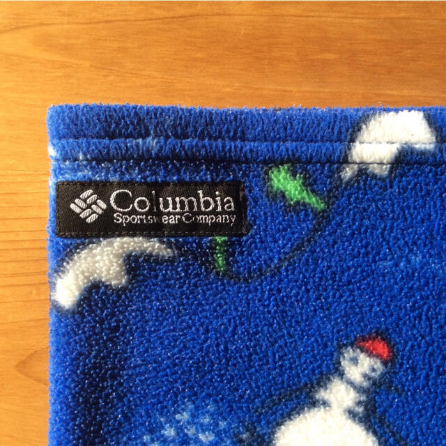 Columbia(コロンビア)のColumbia 雪だるま柄 ネックウォーマー フリース キッズ/ベビー/マタニティのこども用ファッション小物(マフラー/ストール)の商品写真