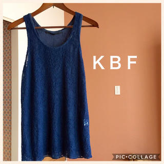 ケービーエフプラス(KBF+)の新品タグ付き☆KBF＋冬素材タンクトップ(タンクトップ)