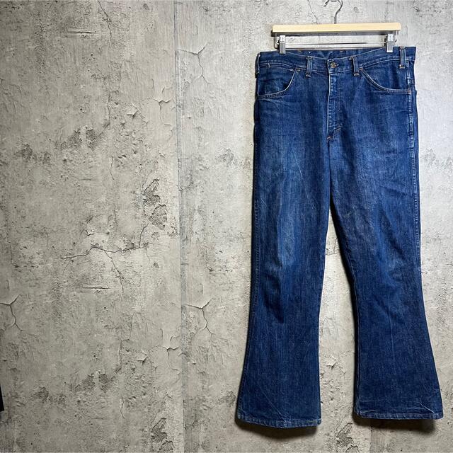 Levi's(リーバイス)の【ELY】80s フレアデニム　ブーツカット　濃紺　希少　517 646 684 メンズのパンツ(デニム/ジーンズ)の商品写真