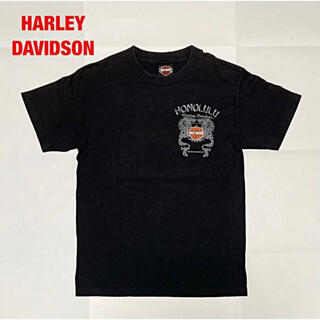 ハーレーダビッドソン(Harley Davidson)のHARLEY-DAVIDSON　ハワイTシャツ　エンブレム　ホノルル(Tシャツ/カットソー(半袖/袖なし))