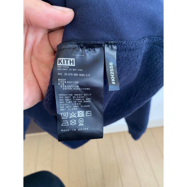 KITH ネイビーパーカー