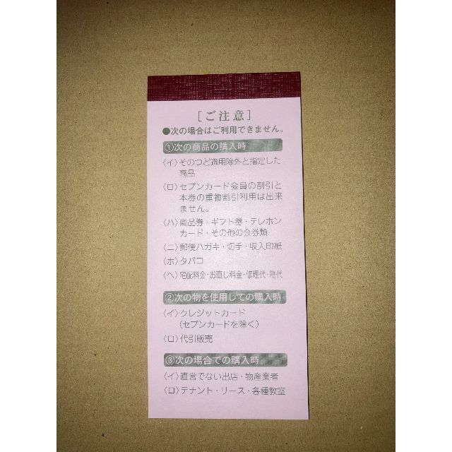 イトーヨーカドーや他のセブン＆アイ系列店で使用できる割引券 20,000