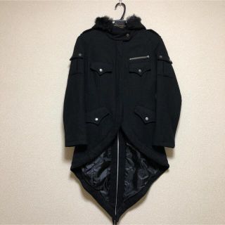 ブラックピースナウ(BLACK PEACE NOW)の★BLACK PEACE NOW★燕尾服風コートMサイズ(フード付)(ダッフルコート)