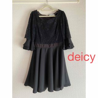 デイシー(deicy)のDeicy ワンピース　ブラック(ひざ丈ワンピース)