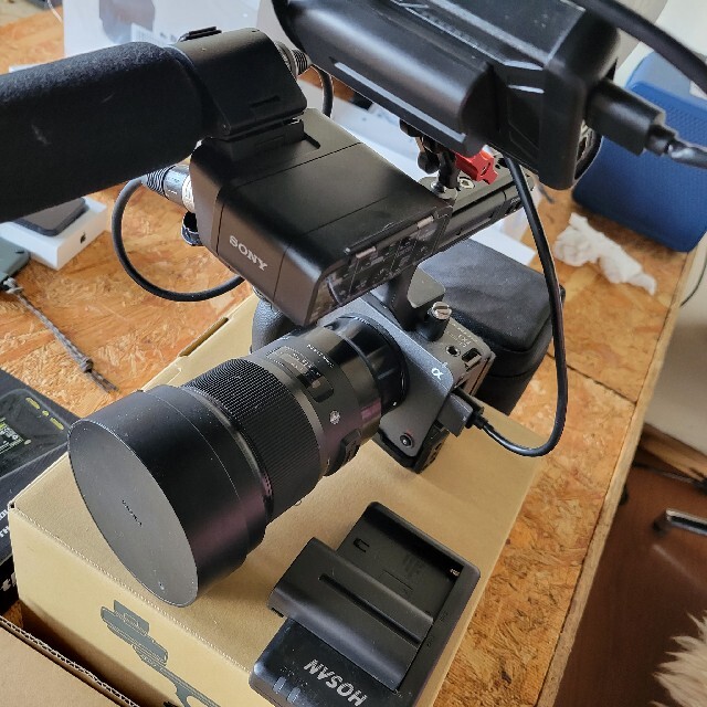SONY(ソニー)のSony FX3 Sigma 20mm f1.4 マイク　モニター リグ　セット スマホ/家電/カメラのカメラ(ミラーレス一眼)の商品写真