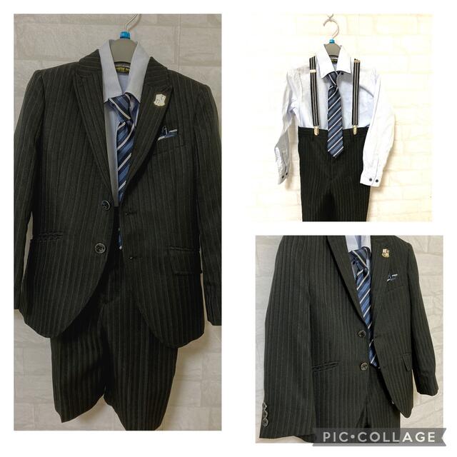 入学式スーツ　男の子　120センチ キッズ/ベビー/マタニティのキッズ服男の子用(90cm~)(ドレス/フォーマル)の商品写真